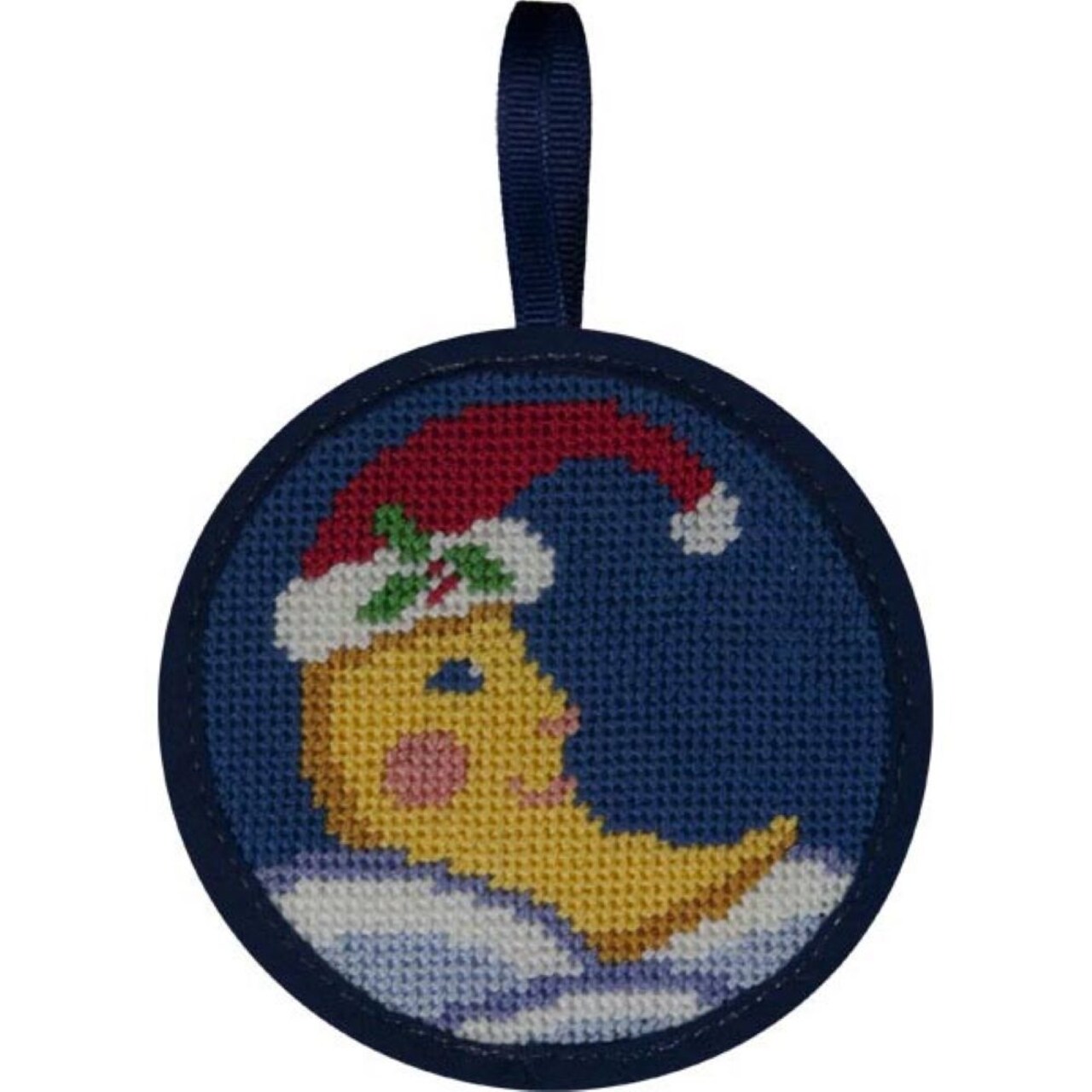 Alice Peterson Stitch-Ups Needlepoint Ornament Kit - Christmas Moon